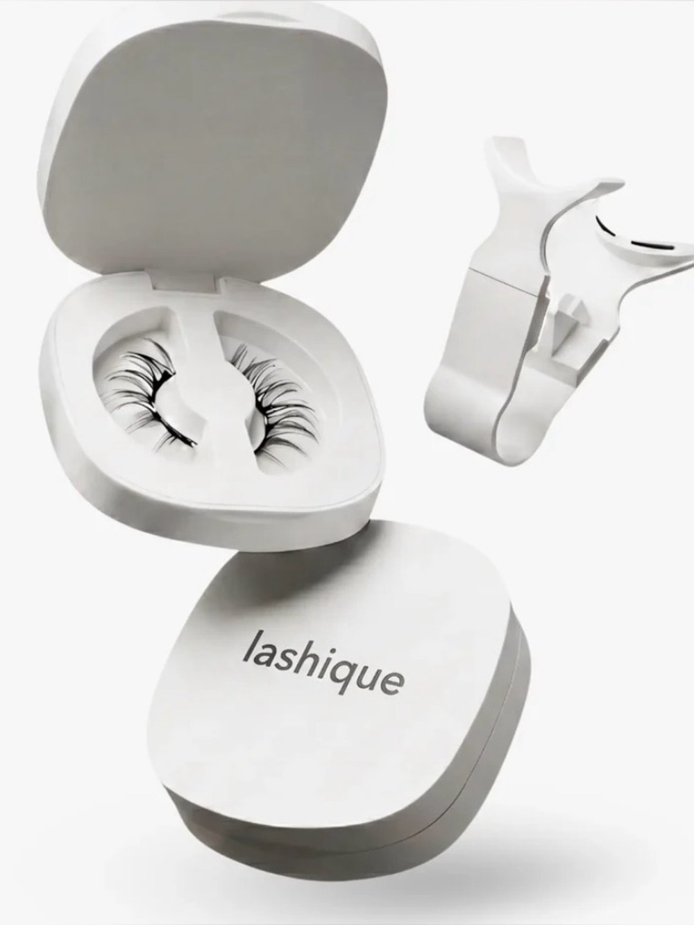 Lashique Magnetic False Eyelashes in White Case- Full